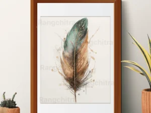 Feather of Calm – Orange Serene Botanical