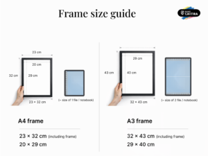 Blue Butterfly Wall Art Print – Watercolor Botanical Art | Rangchitra