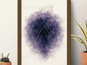 mystic geometric wall art print mystic energy India Rangchitra